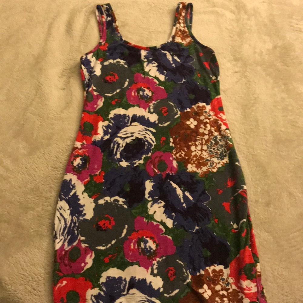 Formfitting Multicolored Dress